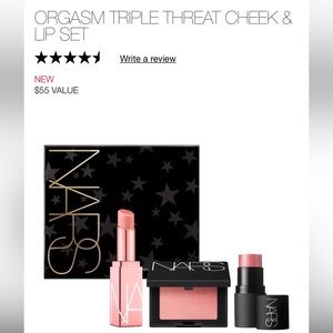 NARS ORGASM TRIPLE THREAT CHEEK & LIP SET